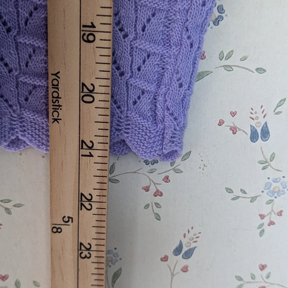 💜 Vintage Knit L Sweater Pullover Delicate Feminine Gramma Core